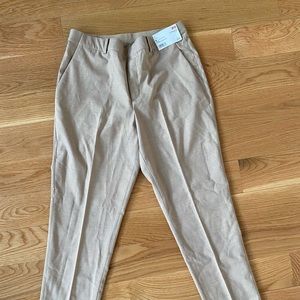 Uniqlo ezy pants size M beige NWT